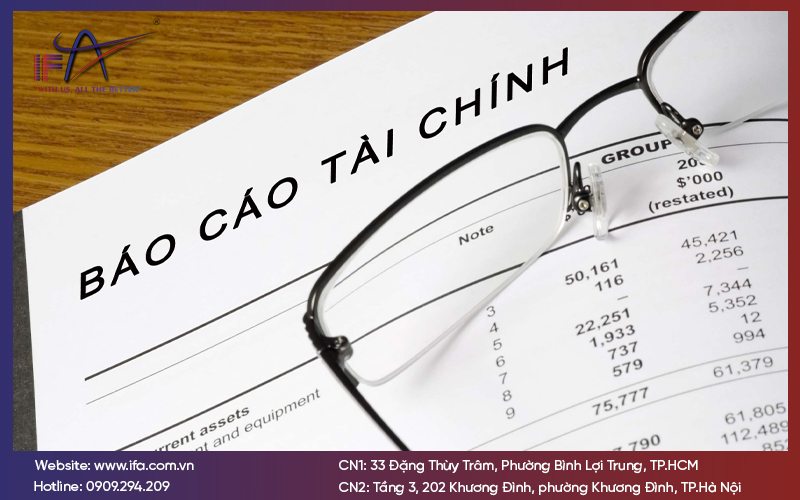 Cam kết khi sử dụng dịch vụ làm báo cáo tài chính tại IFA