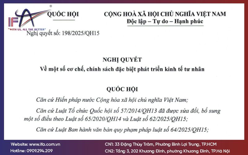 Thông tin chung về Nghị quyết 198/2025/QH15